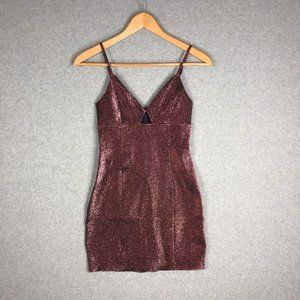 NWT H&M Pink Sparkle MIni Dress Size Small but fits like a medium.